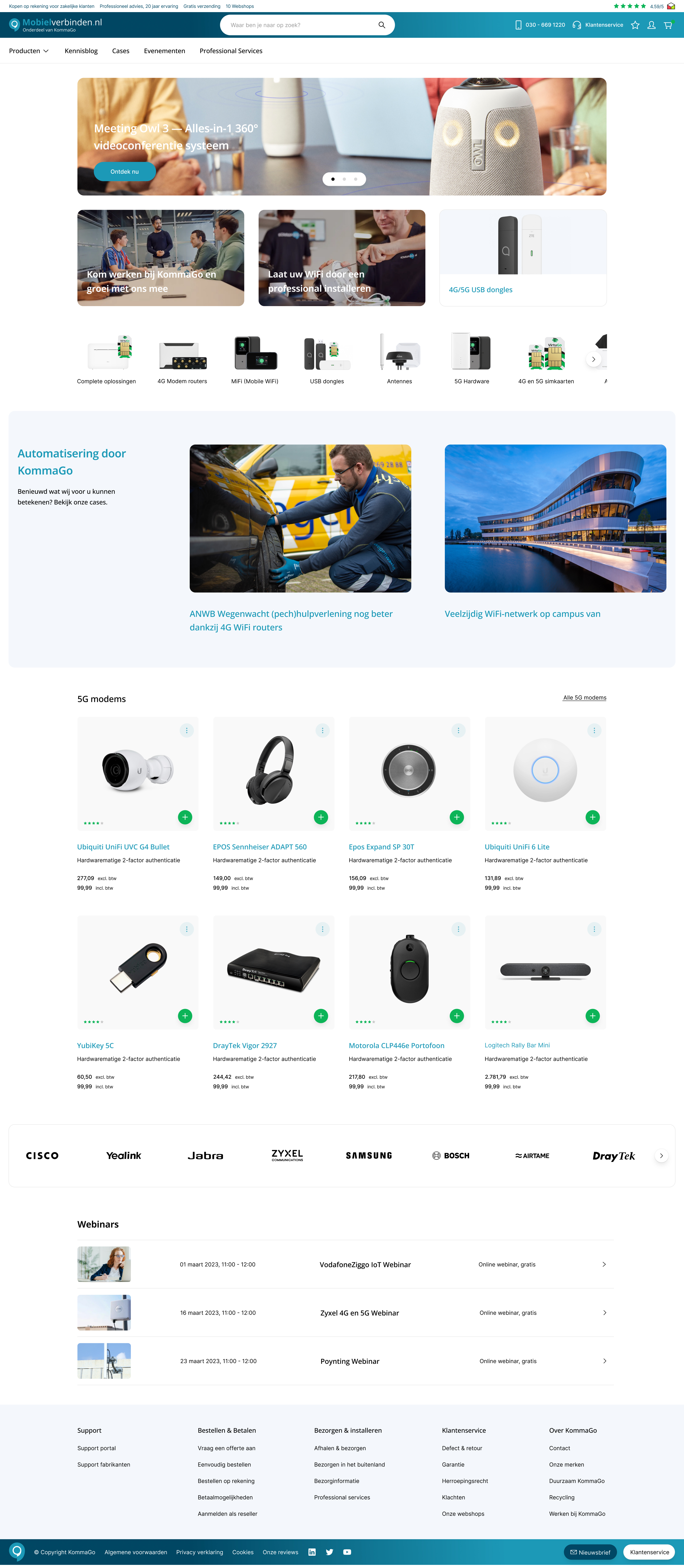 Magento webshop design door Reach Digital